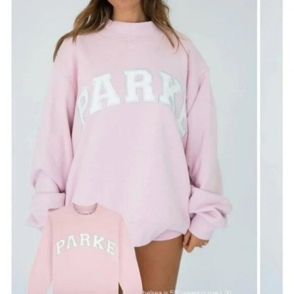 BRAND NEW PARKE SPRINKLE FLEECE MOCKNECK